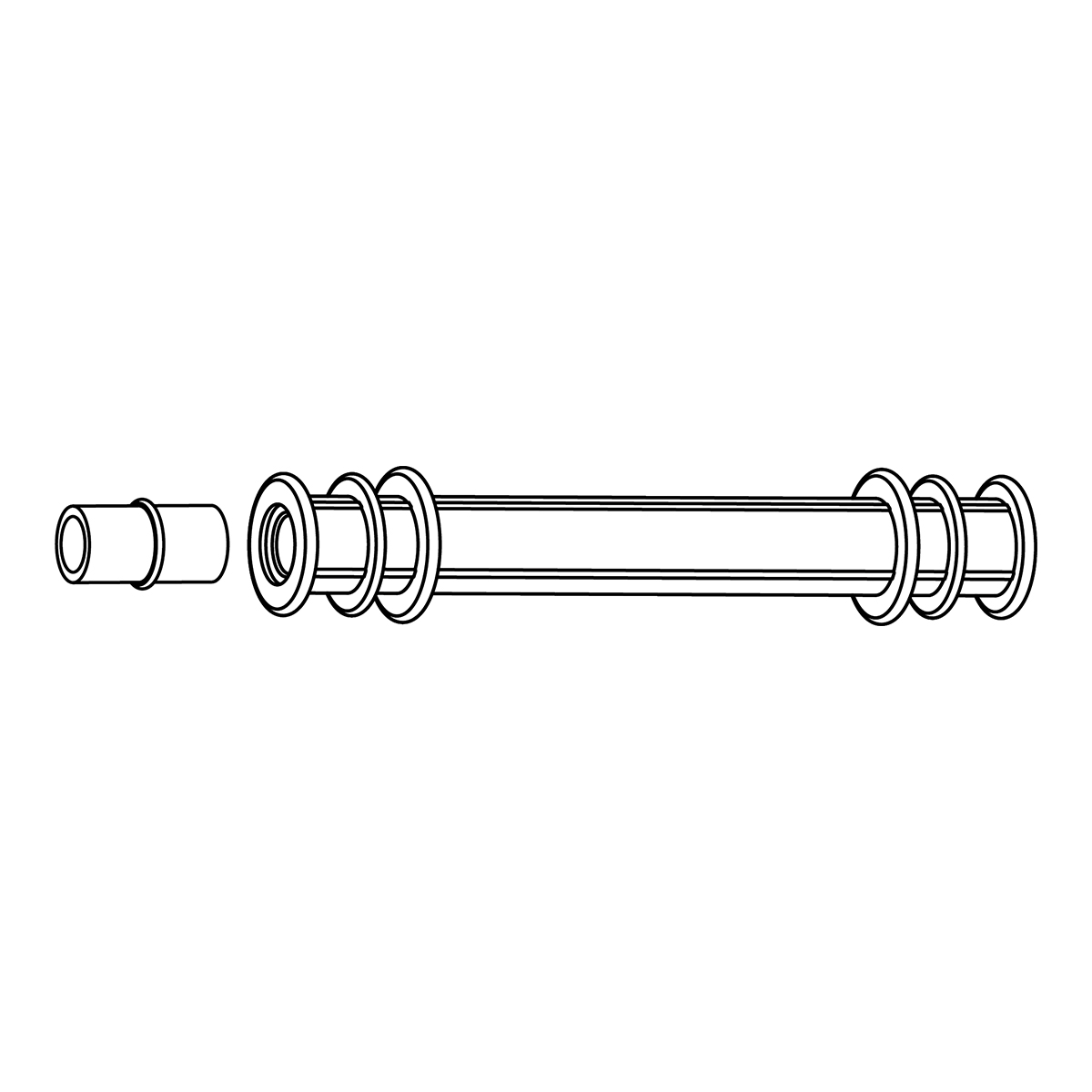Plastic formwork spacers