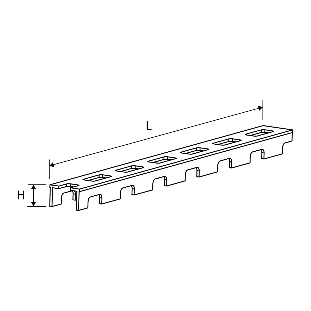 Universal PVC spacer