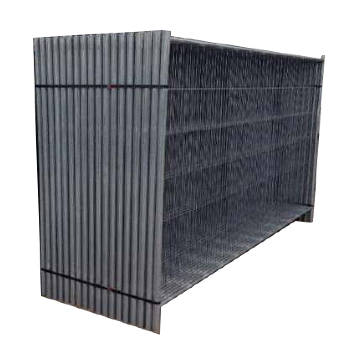 Pannello zincato per recinzione mobile, 200 × 350 cm — 2