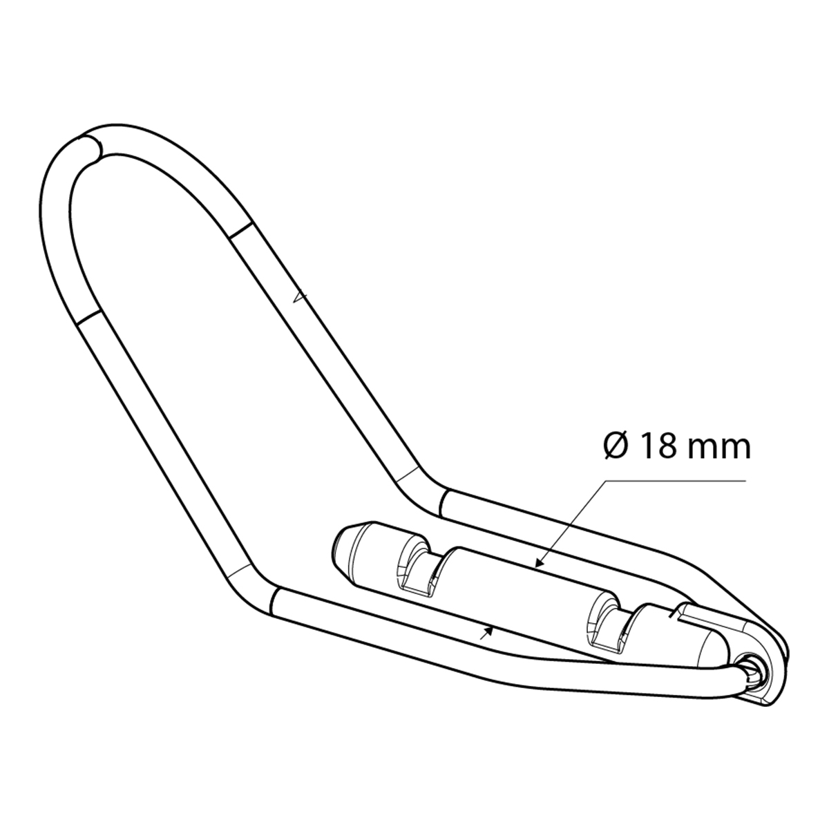 Quick-lock pin with ring