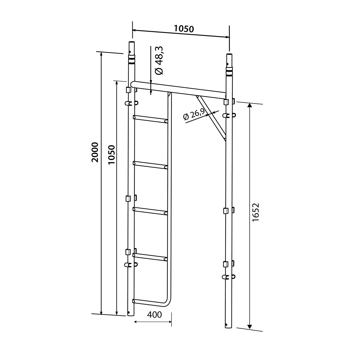 Standard frame — bushing system — 2