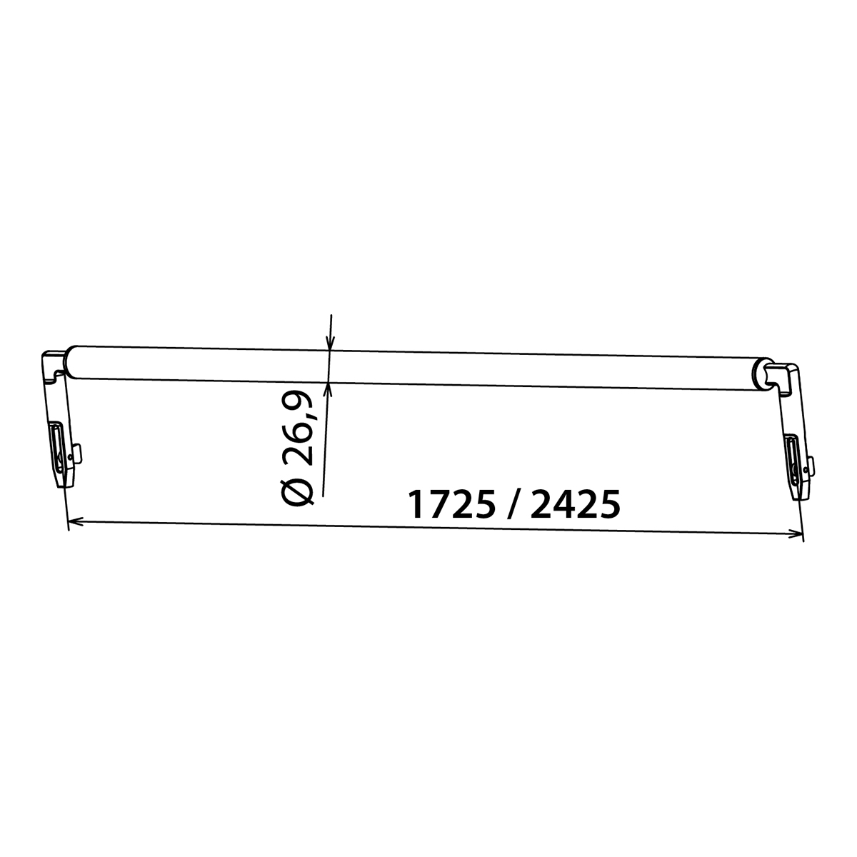 Horizontal brace — bushing system
