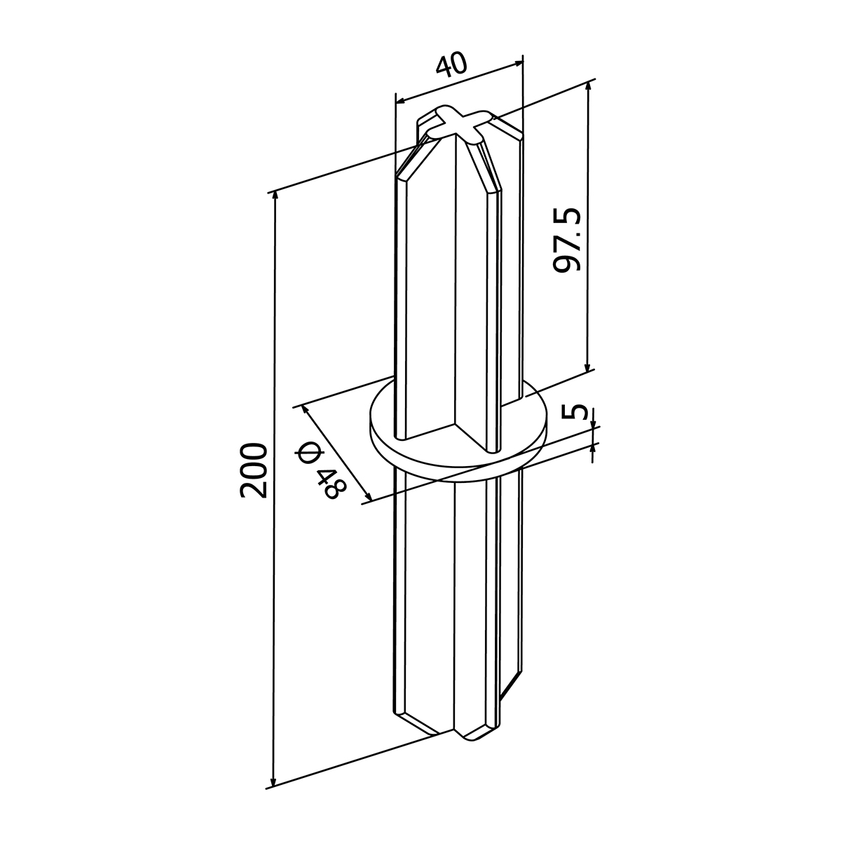 Scaffold tube joint pin