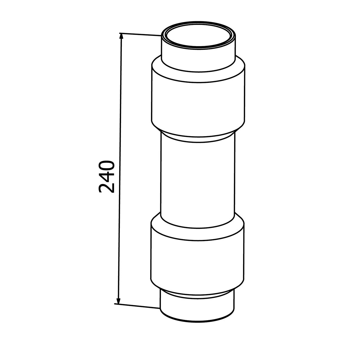 Plastic tube cap