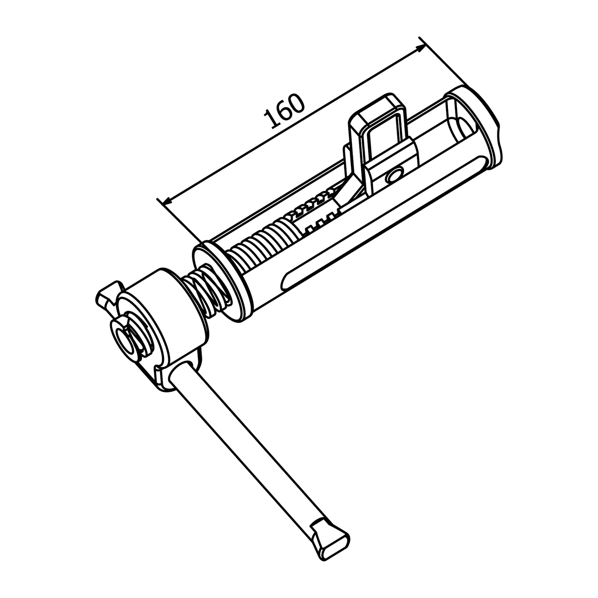 Tensioner for wedge clamp