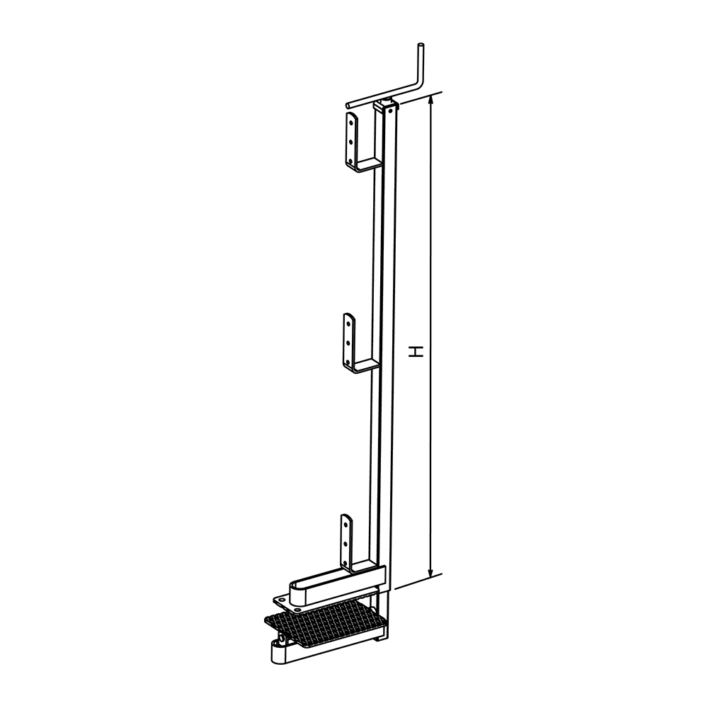Class A slab and balcony edge-protection post